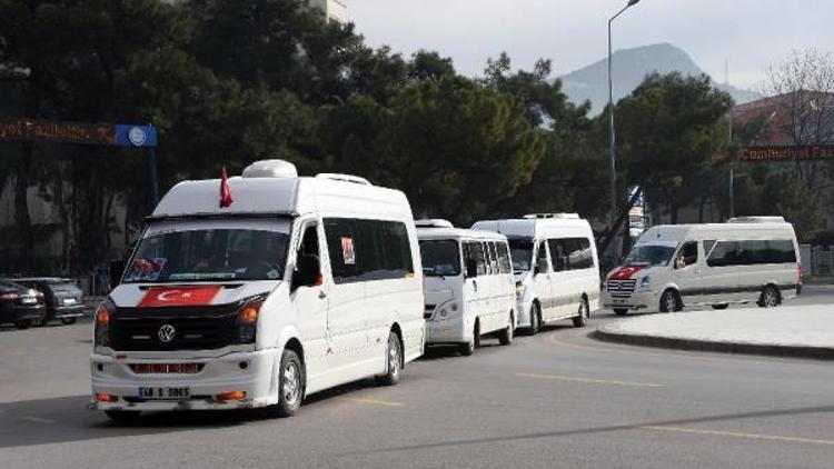 Muğlada Zeytin Dalı Harekatına konvoylu destek