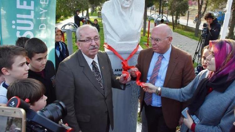 Tekirdağda Zübeyde Hanım Parkı ve Anıtı açıldı