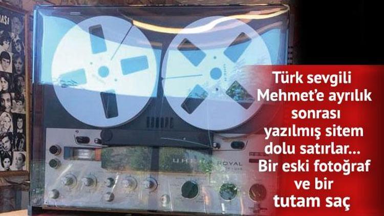 Kayıt cihazından 50 yıllık aşk mektubu çıktı