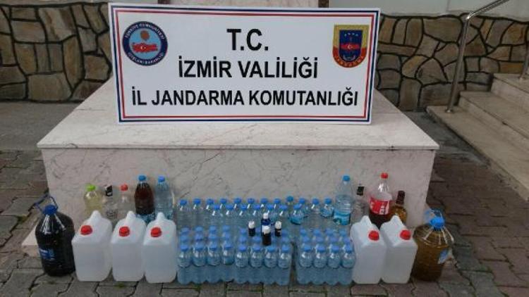 İzmirde sahte içki operasyonu