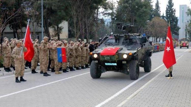 Jandarma Özel Harekâtçılar Afrine uğurlandı