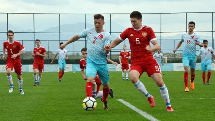 U18 Milli Futbol Takımı, dostluk maçında Rusyaya yenildi