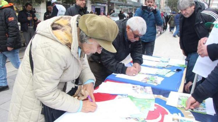 Şeker fabrikasının özelleştirilmemesi için imza kampanyası