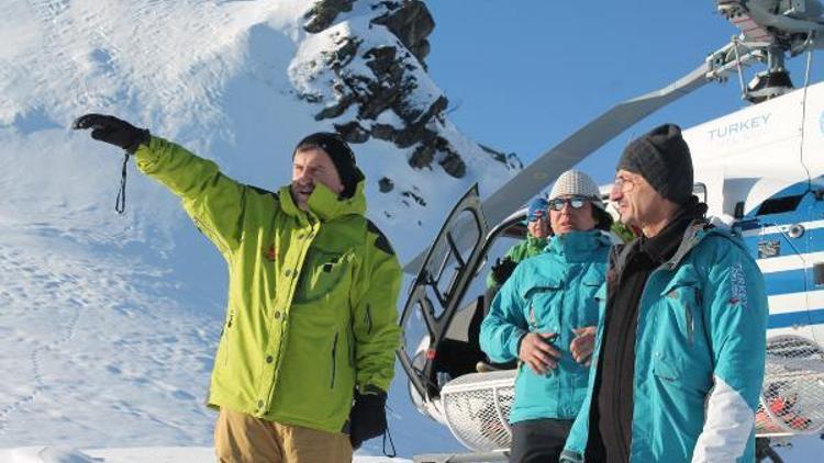 Bakan Baktan, Kaçkarlar kayak tesisi için helikopterli inceleme