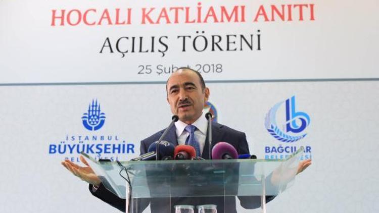Bağcılarda Azerbaycan Dostluk Parkı ve Hocalı Katliamı Anıtı açıldı...