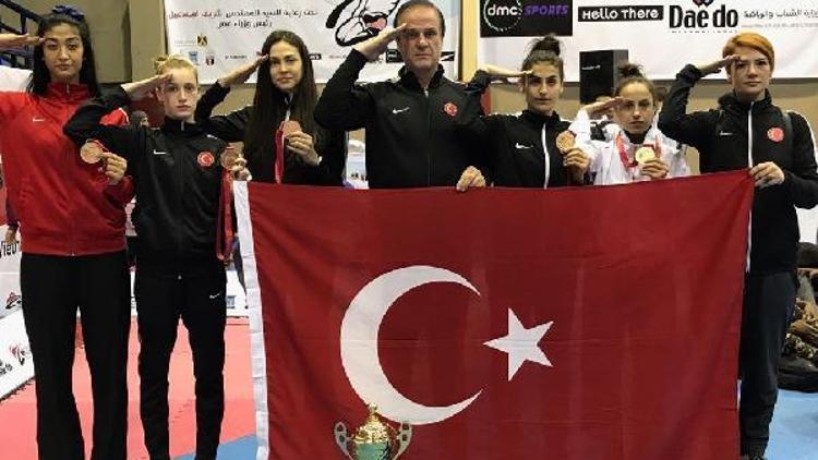 Taekwondo Milli Takımı, Mısırdan 4 altın 1 bronz madalya ile dönüyor