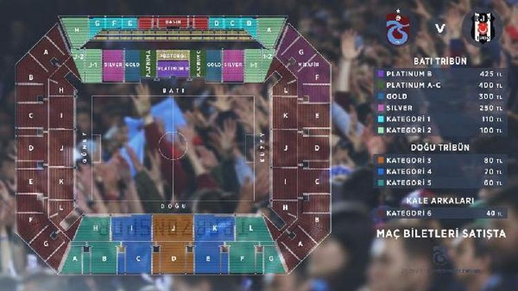Trabzonspor’da Beşiktaş maçı biletleri satışa çıktı