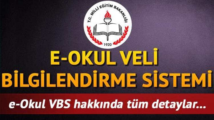 E Okul veli giriş ekranı -  E Okul VBS girişi