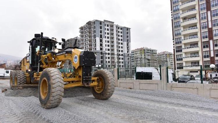 Battalgazide asfalt çalışmaları