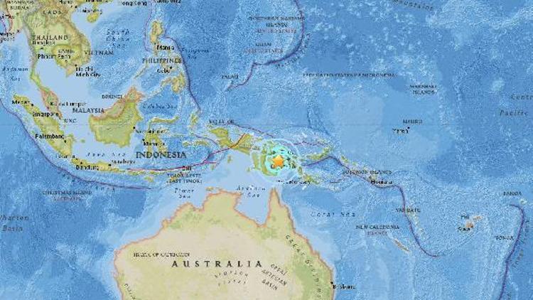 Papua Yeni Ginede 6.3 büyüklüğünde deprem