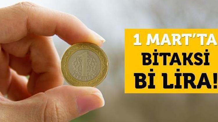 BiTaksi ile İstanbulda taksiler yarın 1 Lira