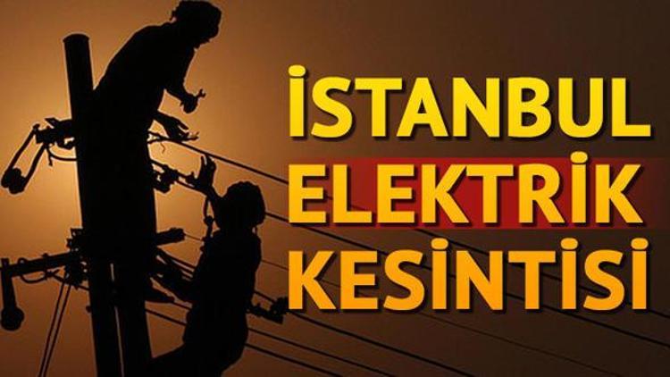 Anadolu ve Avrupa Yakasında elektrik kesintisi - İstanbulda elektrikler ne zaman gelecek