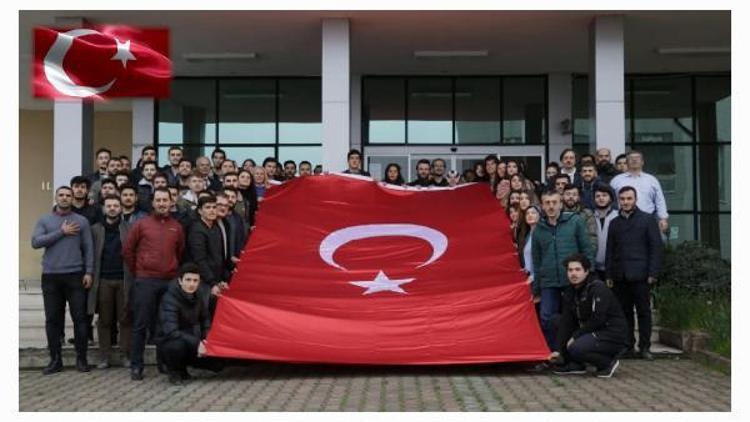​KTÜlü öğrencilerinden Afrindeki Mehmetçike destek videosu