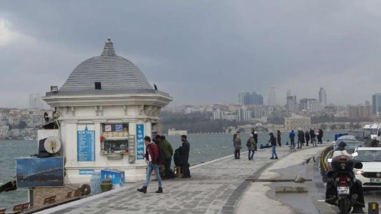 Marmarada Fırtına: Üsküdar-Eminönü Vapur seferi iptal edildi