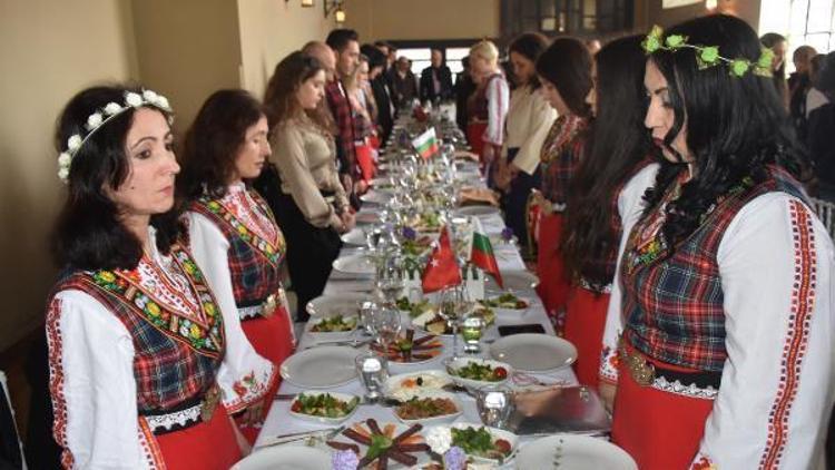 Edirnede Bulgaristan Milli Günü etkinliğinde Afrin şehitleri için saygı duruşu