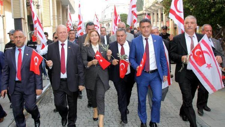 KKTCden gelen heyetten Zeytin Dalı Harekatına destek