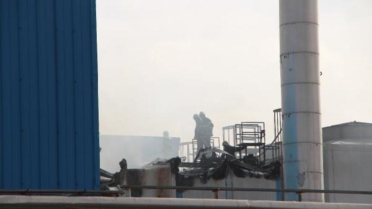 TMSFye devredilen ambalaj fabrikasında yangın