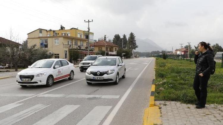 Antalya yollarında sivil seçici göz uygulaması