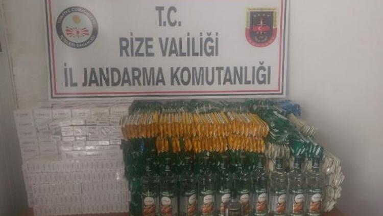 Rize’de kaçak ürün operasyonu