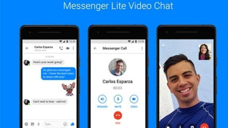 Messenger Lite üzerinden görüntülü sohbet başlıyor