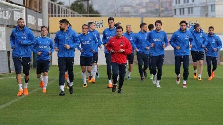 Trabzonsporda Akhisarspor maçı hazırlıkları sürüyor