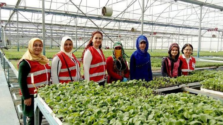 Türk Kızılayı Tarsus Şubesi, emekçi kadınları unutmadı