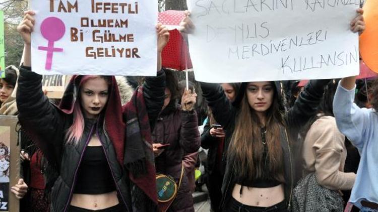 Ankarada Kadınlar Günü coşkuyla kutlandı