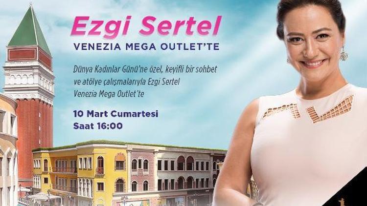 Kadınlar Venezia Mega Outlet’te Ezgi Sertel ile şal yapacak