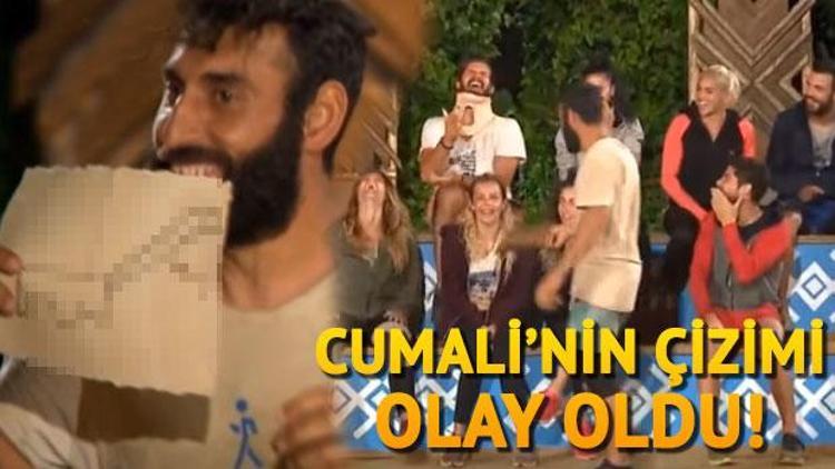 Cumalinin yaptığı çizim olay oldu