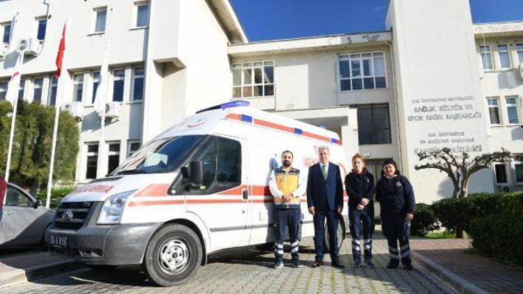 Ege Üniversitesi Kampüsüne 112 ambulans istasyonu