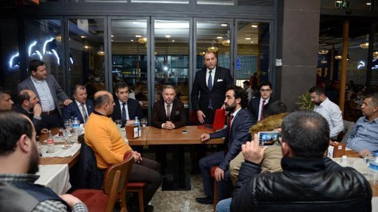 Kahramankazan Belediye Başkanı Ertürk ,15 Temmuz şehit yakınlarıyla buluştu