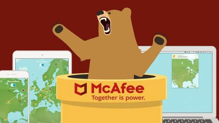 McAfee sessiz sedasız VPN uygulaması Tunnelbearı satın aldı