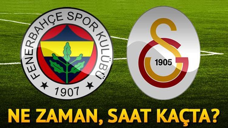 Fenerbahçe Galatasaray maçı ne zaman saat kaçta hangi kanalda