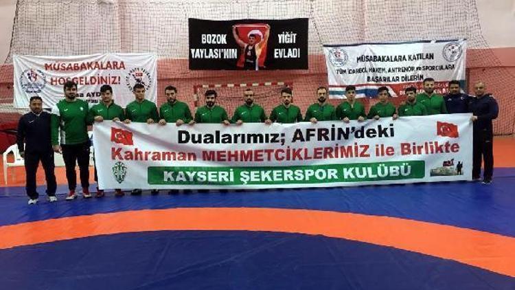 Kayseri Şekerspor Güreş Takımı, Süper Ligde ikinci oldu