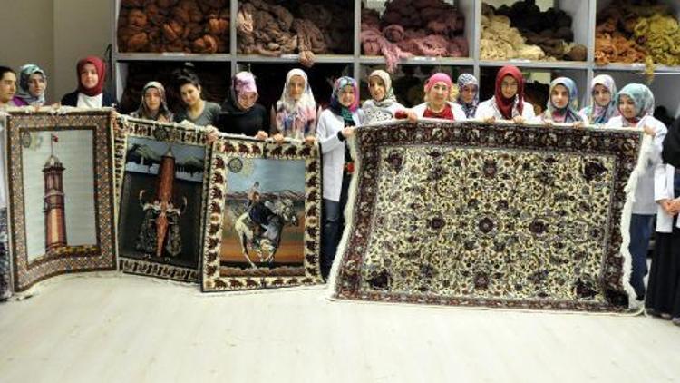 Erzurum, dünya standartlarının üzerinde halı üretiyor