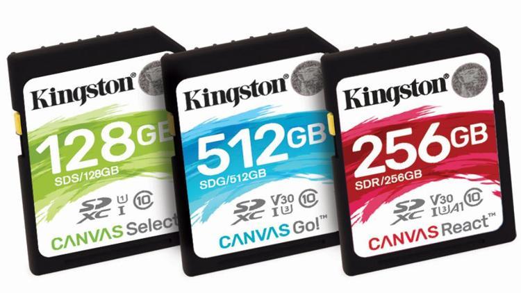 Kingstondan Canvas serisi yeni flaş kartlar