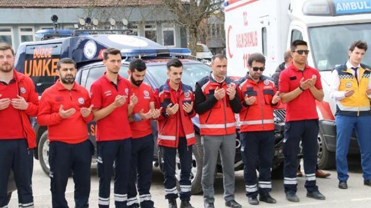 Gönüllü olarak Suriye sınırında kurulan sahra hastanesine gittiler