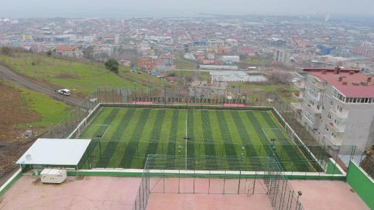 Tekkeköy Naim Süleymanoğlu Spor Kompleksi açılış için gün sayıyor