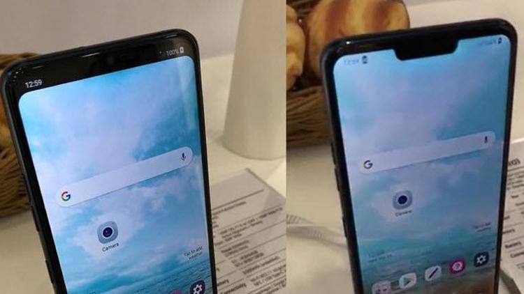 LG G7nin çentiği istenirse kapatabilecek