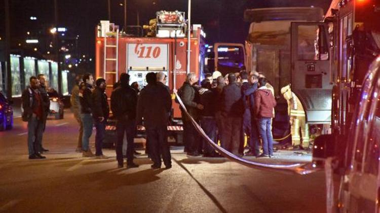 Maltepede trafik kazası: 1 ölü (geniş haber)