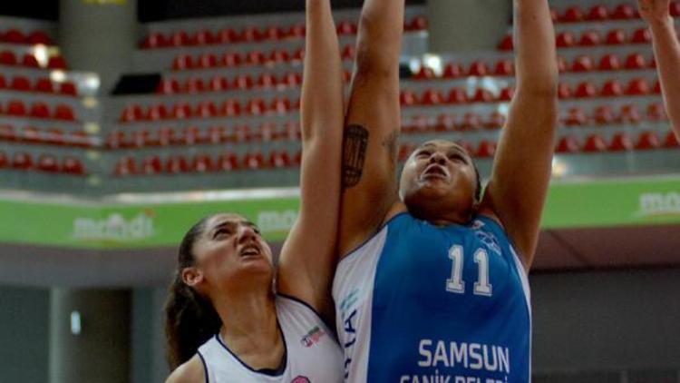 AGÜ Spor - Samsun Canik Belediye: 74-63