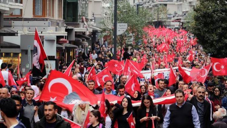 OMÜden Şehitlere saygı yürüyüşü