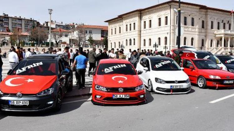 Sivasta Zeytin Dalı Harekatına destek konvoyu