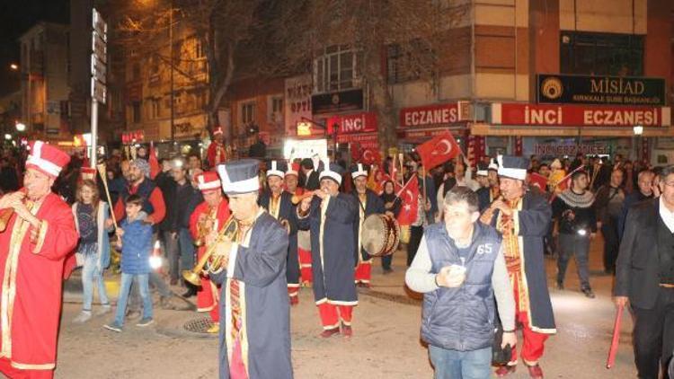 Kırıkkalede Çanakkale Zaferi Fener Alayı ile kutlandı