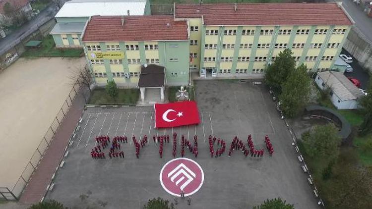 Liseli öğrencilerden Mehmetçiğe destek