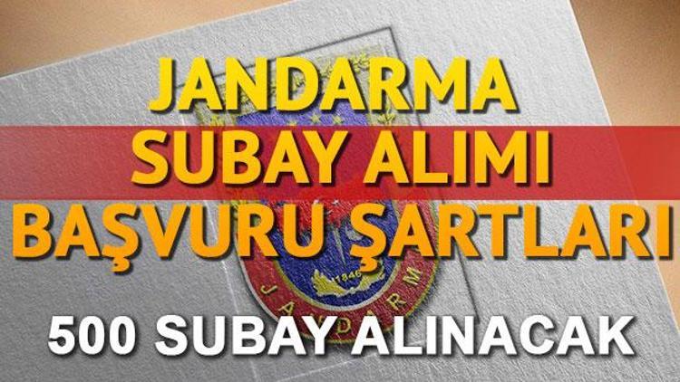 Jandarma Genel Komutanlığı 500 subay alıyor Jandarma subay alım başvurusu nasıl yapılır