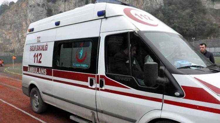 Otomobilde doğan Yamaç bebek, ambulans helikopterle Konyaya sevk edildi