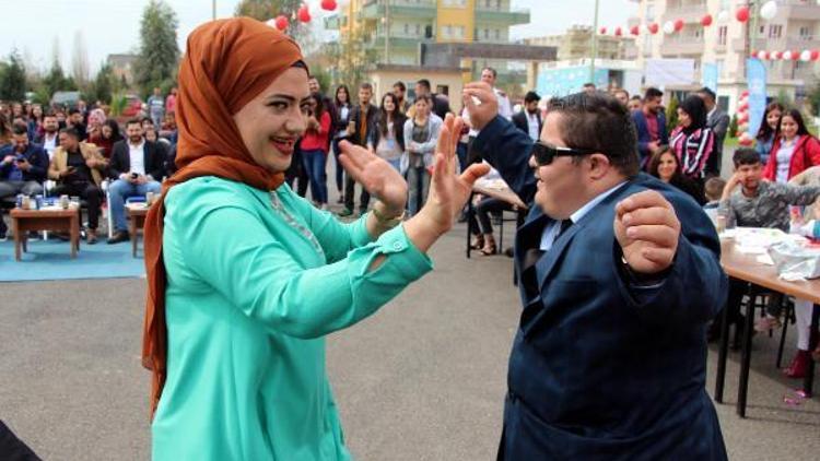 Silopi’de down sendromlu çocuklar eğlendi