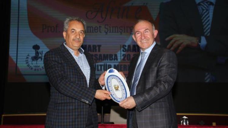 Prof. Dr. Şimşirgil, Çanakkeleden Afrine konusu anlattı