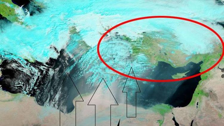Meteoroloji uyarmıştı... NASA uydusu Türkiyeyi böyle gördü